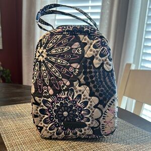 Vera Bradley Black and Purple Floral Women's Bag